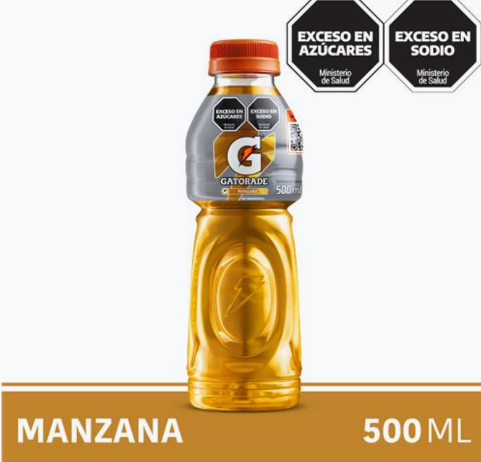 GATORADE MANZANA 500ML (6) 1-6