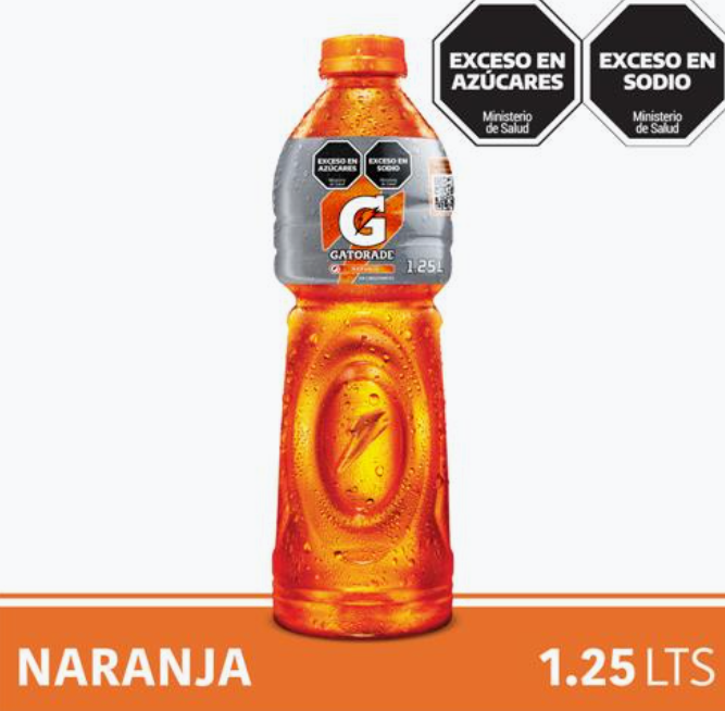 GATORADE NARANJA 1.25 LTS (6) 1-3