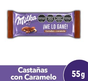 MILKA MACIZO x55GR CASTAÑAS C/CAR 1-3