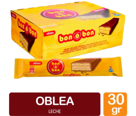 OBLEA BON O BON LECHE x30GR (20) 1-5