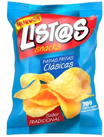 LISTAS PAPAS FRITAS 70GR (23) 1-6
