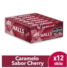 HALLS M CHERRY ROJO x12 (30)