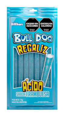 REGALIZ BULLDOG FRAMBUESA 75GR (24) 1-3