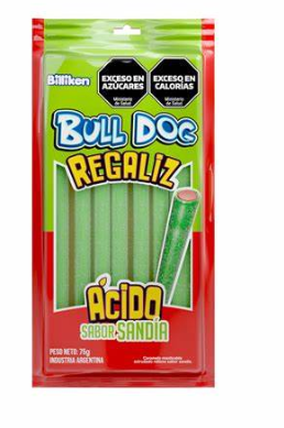 REGALIZ BULLDOG SANDIA 75GR (24) 1-3