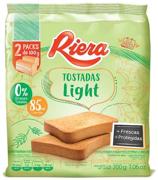 TOSTADA RIERA LIGHT (18) 1-3