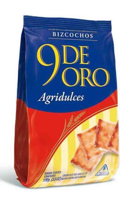 9 DE ORO AGRIDULCES CUADRADOS x170GR (20) 1-6