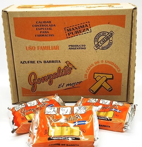 AZUFRE GONZALITO NARANJA x5U (20) 1-20