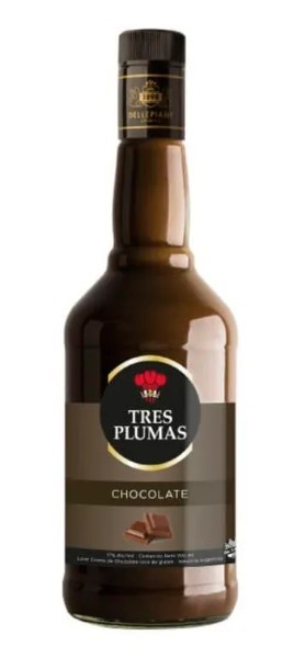 TRES PLUMAS CHOCOLATE 700ML (6)