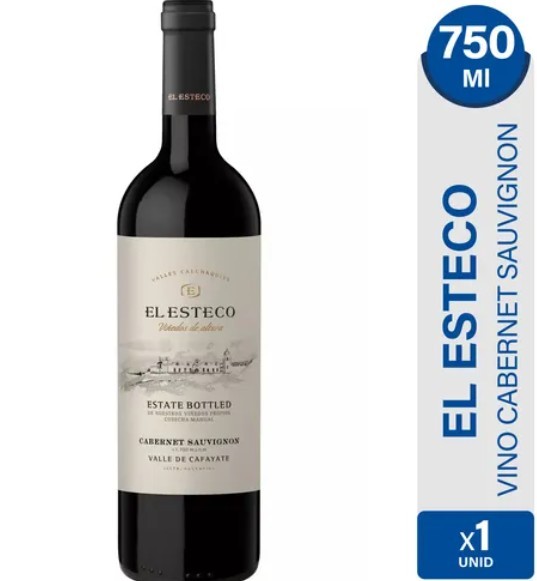 VINO EL ESTECO CABERNET SAUV (6)