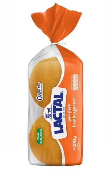 PAN HAMBURGUESA LACTAL x4