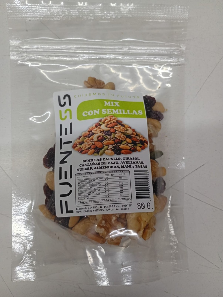 MIX CON SEMILLAS 80GR