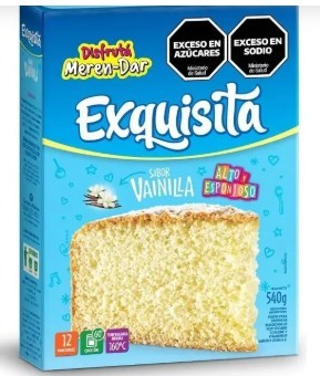 BIZCOCHUELO EXQUISITA VAINILLA 540GR (12) 1-12