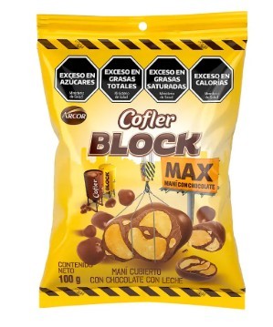 BLOCK MAX MANI DE CHOCO 130GR (15)
