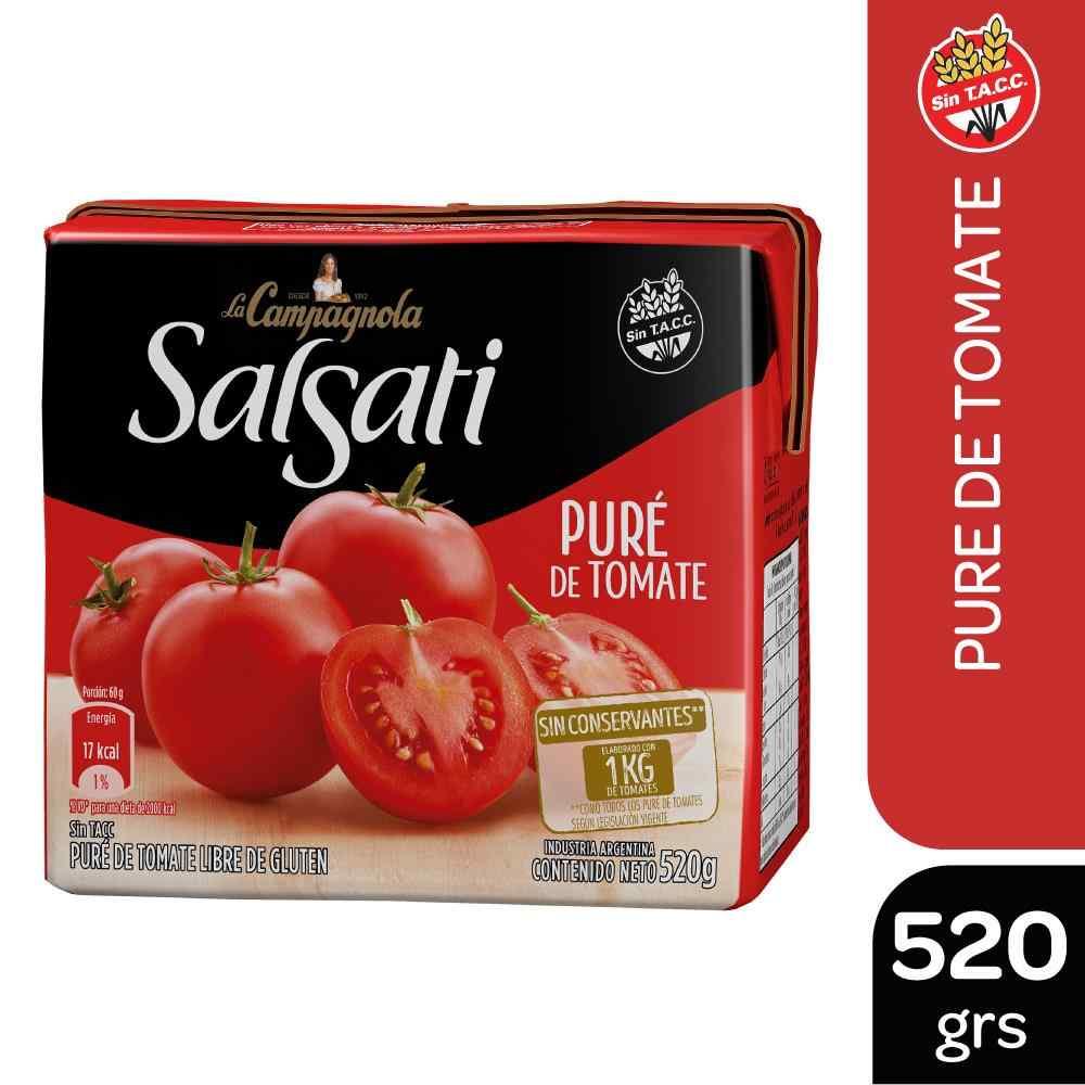 PURE DE TOMATE SALSATI x520GR (12) 1-12