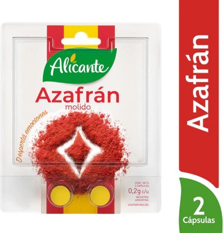 ALICANTE AZAFRAN CAPSULA x2