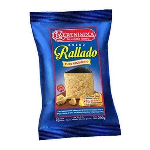 QUESO RALLADO LA SERENISIMA 70GR (12) 1-3