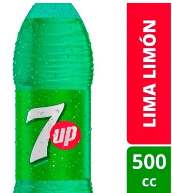 [00597] BEB. BOTELLA SEVEN UP 500 CC (6) 1-6