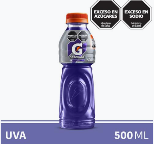 [00618] GATORADE UVA 500ML (6) 1-6