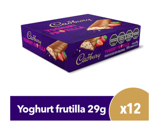 [00742] CADBURY YOGURTH FRUTILLA x27GR (12) 1-3