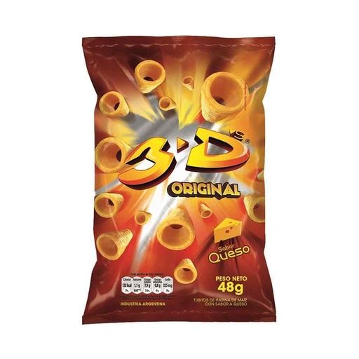 [00892] 3D MEGA QUESO 43GR (75) 1-3
