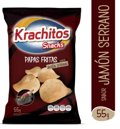 [00914] KRACHITOS PAPAS FRITAS JAMON 50GR (24) 1-6
