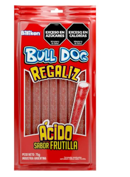 [00993] REGALIZ BULLDOG FRUTILLA 75GR (24) 1-3
