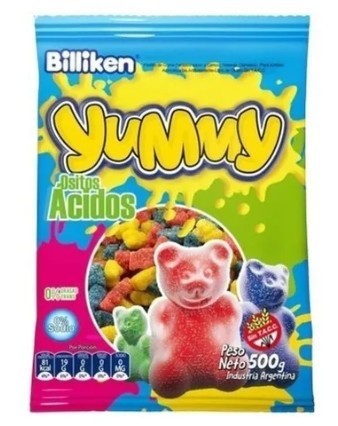 [01090] YUMMY GOMITA OSITOS ACIDO 500GR (6) 1-3