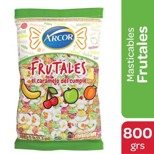 [01143] ARCOR CARAMELOS MAST. FRUTALES x800G (10)