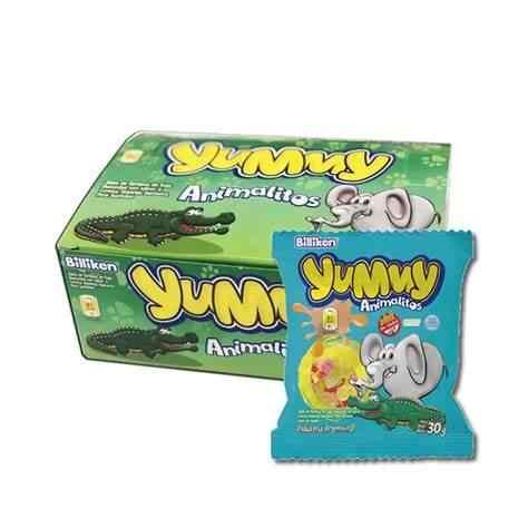 [01257] YUMMY CAJITA ANIMALITOS x30GR (12)