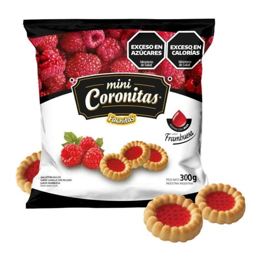 [01389] MINI CORONITAS FRAMBUEZA 140GR (30) 1-3