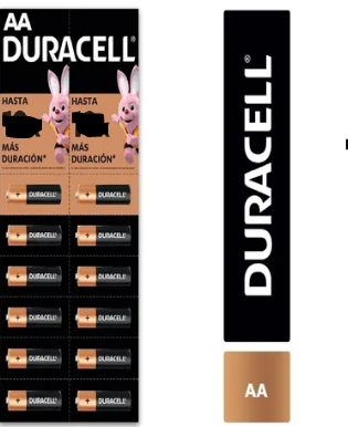 [01574] DURACEL DOBLE A x12