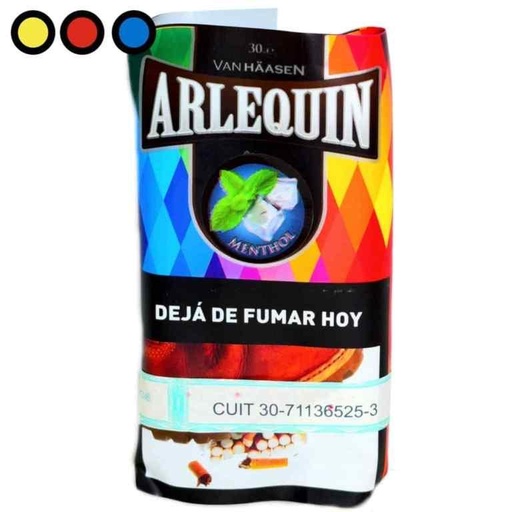 [01755] ARLEKIN TABACO MENTOL 30GR 1-3