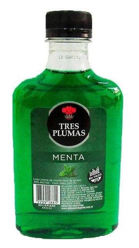[01903] TRES PLUMAS MENTA 200ML (12) 1-6