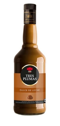 [01907] TRES PLUMAS DULCE DE LECHE 700ML (6)