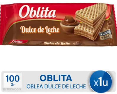 [02223] OBLEA OBLITA DULCE DE LECHE 100GR (48) 1-3
