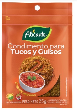 [02240] ALICANTE CONDIMENTO PARA TUCO Y GUISO 25GR (12) 1-3)