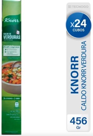 [02323] CALDO KNORR VERDURAS 24X2