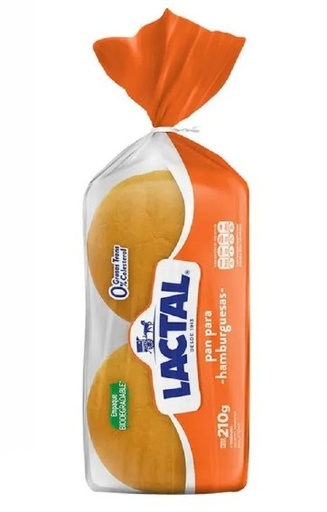 [02334] PAN HAMBURGUESA LACTAL x4