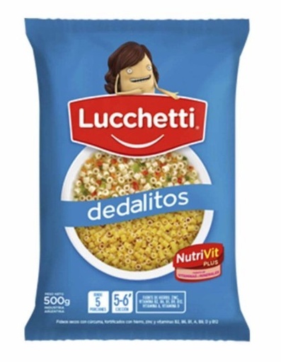 [02356] FIDEOS LUCCHETTI DEDALITOS 500gr (15) 1-15