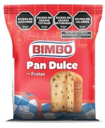[06726] PAN DULCE BIMBO CON FRUTAS 400GR (12)