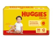 [06741] PAÑALES HUGGIUES CLASICO JUMBO G X36