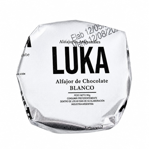 [14294] LUKA ALFAJOR ARTESANAL BLANCO 90GR (12) 1-3