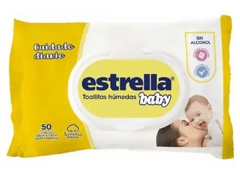[14339] ESTRELLA BABY TOALLITAS HUM 50U (18) 1-3