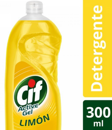 [00040] DET. CIF LIMON AMARRILLO X300ML (12) 1-6