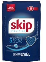 [00056] JABON LIQUIDO SKIP x800ML (12) 1-3