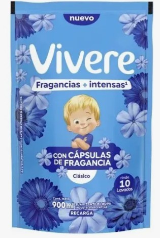 [00079] SUAVIZANTE VIVERE CLASICO x900ML (12) 1-6