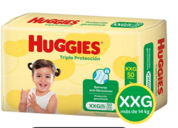 [00134] PAÑALES HUGGIES XXG x50 1-3