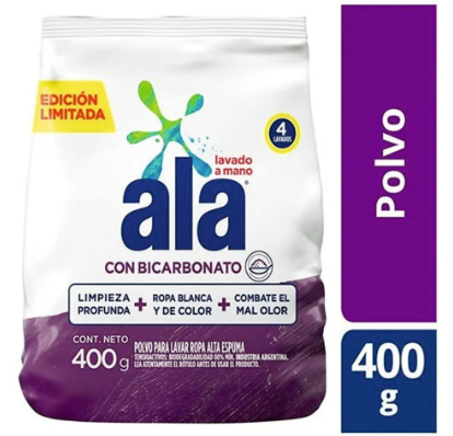 [00142] ALA JAB. EN POLVO BIC VIOLETA LAV/MANO 400ML (24) 1-6