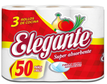 [00253] ROLLO DE COCINA ELEGANTE 50P x3 (8) 1-8