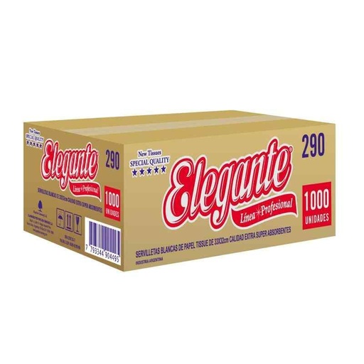 [00284] SERVILLETAS SUELTAS ELEGANTE x1000